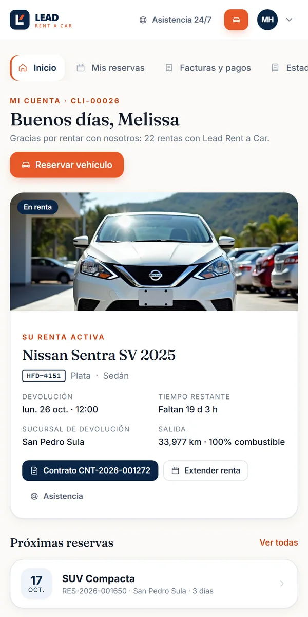 Versión móvil: Portales de clientes
